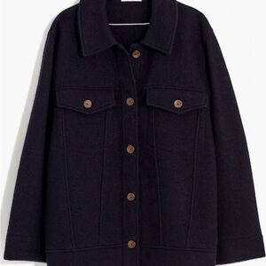 Madewell Dark Blue Merino wool Jacket